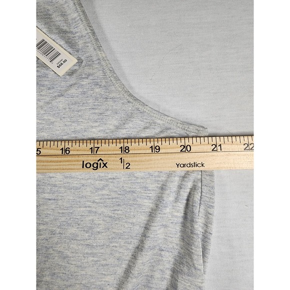 Max Studio Womens Loose Sleeveless Gray Tank Club Casual Size Medium - Picture 5 of 11